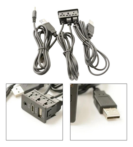 Cable De Extensión De Montaje Para Coche, Cable De Panel