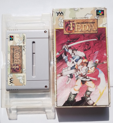 Feda The Emblem Of Justice Super Famicom ( Snes) Con Caja