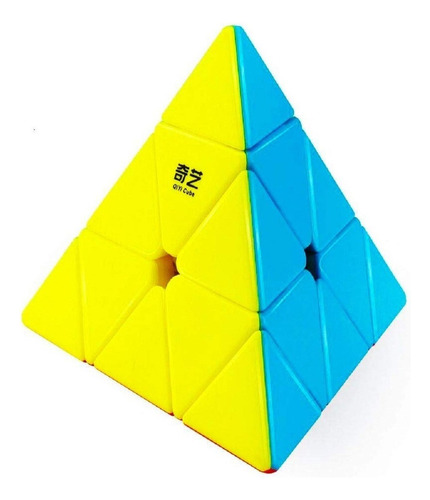 Pyraminx Qiming Qiyi Cubo Velocidad Estructura Stickerless