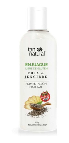 Enjuague Hidratante Chía Jengibre Sin Tacc 375g Tan Natural