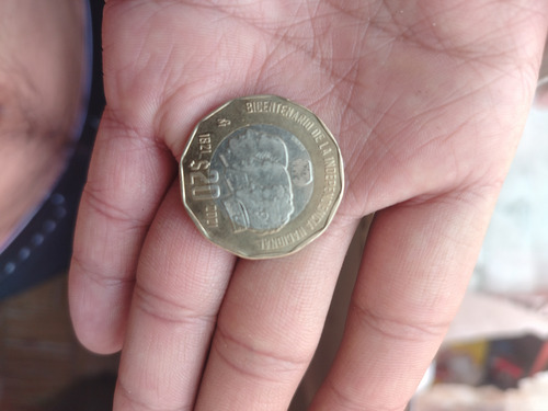 Se Vende Moneda De 20 Pesos Con Numeración 1821 Y 2021