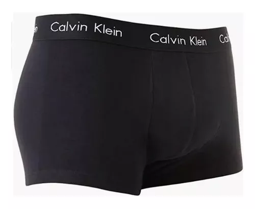 Kit 3 Cuecas Calvin Klein Low Rise Trunk Cotton Multi Cores
