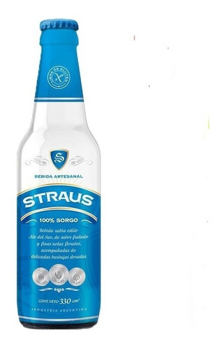 Straus Golden Ale Cerveza Sin Tacc Sin Gluten Rubia Pack X 2