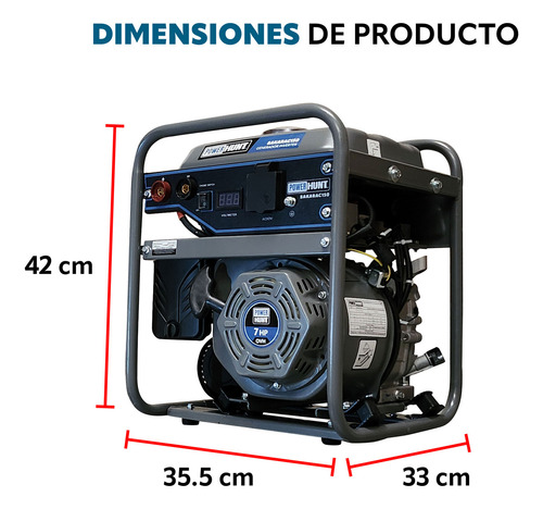 Generador Soldador Power Hunt 7 Hp 120v 40/150a 60hz