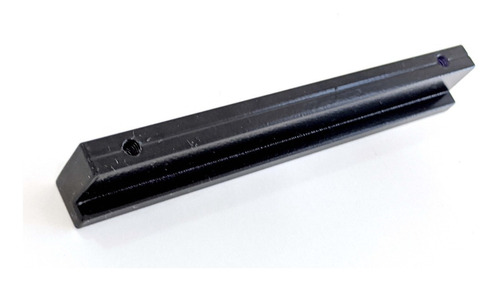Manija Tirador Aluminio 96 Mm Enigma Negra Mueble Cocina X10