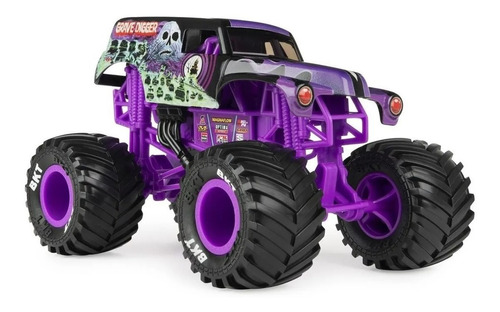  Auto Monster Jam Vehiculo 1:24  Suspension Metal Tiburon 