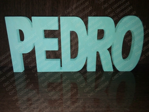 Imagen 5 de 10 de Facundo - Letras En Madera Para Decoración Mesa De Torta