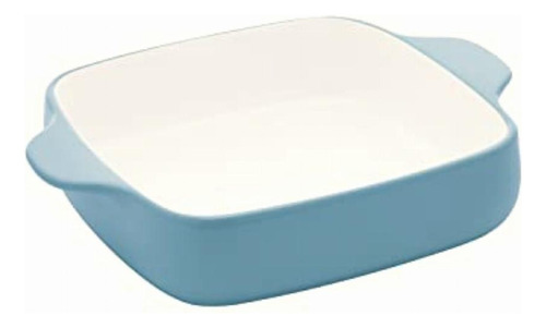 Kitchenaid Square Baker Cerámica Vitrificada, 8 Pulgadas, 8 Color Azul Terciopelo