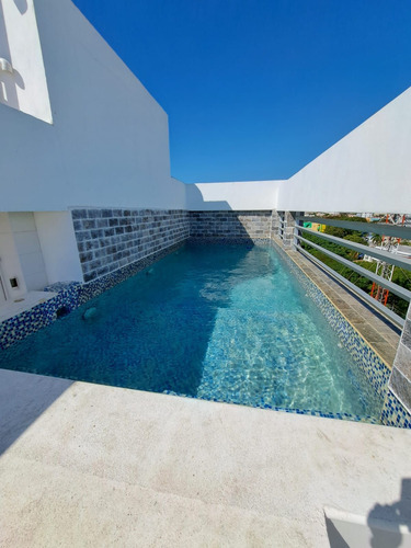 Imagen 2 de 10 de Apartamento Con Vista Al Mar En Venta En Zona Universitaria, A Pocos Pasos Del Malecón, Cerca A Gascue,gazcue