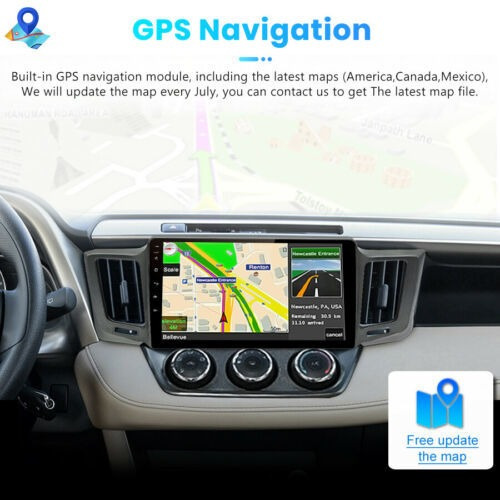 Radio De Coche Android 10pulgada Para Toyota Rav4 2012-2018