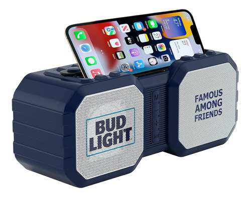 Bud Light Altavoz Bluetooth Resistente Con Soporte Para Telé