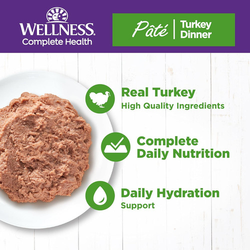 Comida Gato Wellness Complete Health Pavo Turkey Dinner Lata