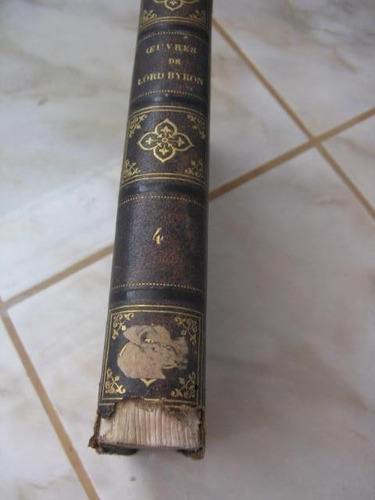 Mercurio Peruano:libro Obras De Lord Byron 1854 T4  L2 Ob1ss