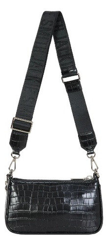 Bandolera Jackie Smith Negro Lisa Níquel Negro