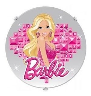 Plafon Infantil Barbie Teen - 30x30- 2-e27- Startec