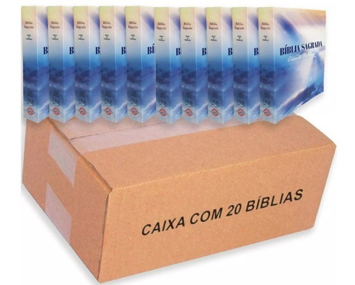 Bíblia Sagrada Barata Para Evangelizar Caixa Com 20 Unidades