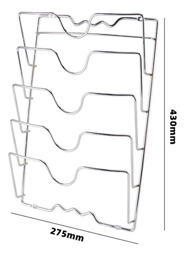 Estante Para Colgar Ollas En La Pared De La Cocina, Almacena