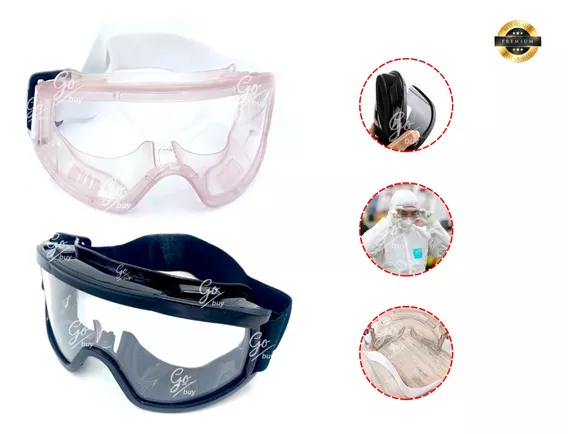  Gafas De Seguridad Industrial Monogafa Bioseguridad Virus 