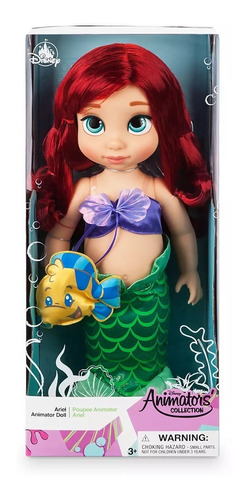 Muñeca Animator Ariel Disney Store La Sirenita