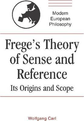 Libro Modern European Philosophy: Frege's Theory Of Sense...