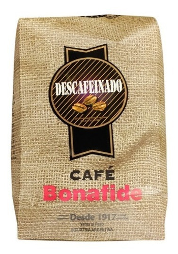 Cafe Descafeinado X 2 Kg - Bonafide Oficial - Envio Gratis