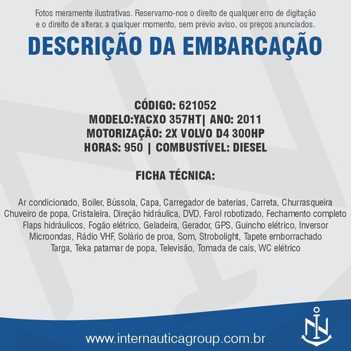 Imagem 2 de 13 de Yacxo 357 Ht 2011 Armada Phantom Cimitarra Armada Focker