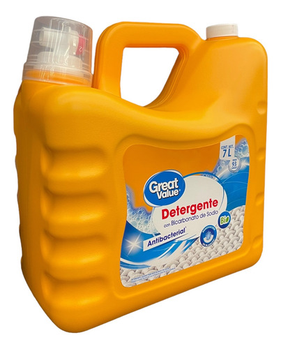 Detergente Líquido Antibacterial Con Bicarbonato G V Bio 7 L