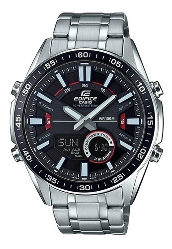 Reloj Casio Edifice Efv-c100d-1a Novedad Agente Oficial Caba