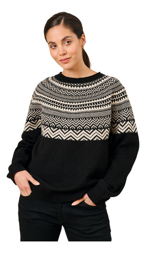Sweater Pullover Oversize Cumbre Hilado Lana Mauro Sergio