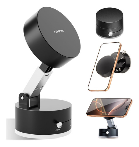 Soporte Magnético Celular Auto Para MagSafe De Ventosa Para Telefono Automovil