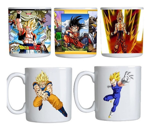 Caneca Do Anime Dragon Ball - Várias Opções