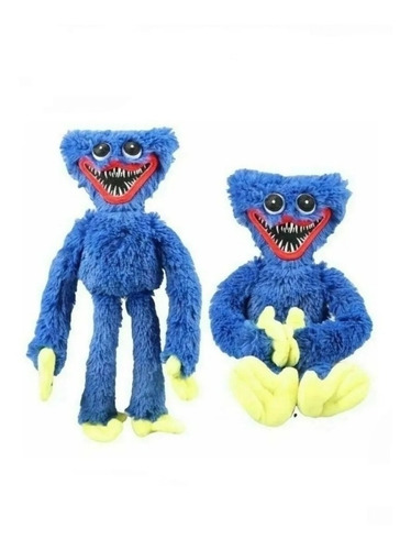Imagem 7 de 7 de Huggy Wuggy Boneco Azul Pelucia Playtime Pop Time No Brasil