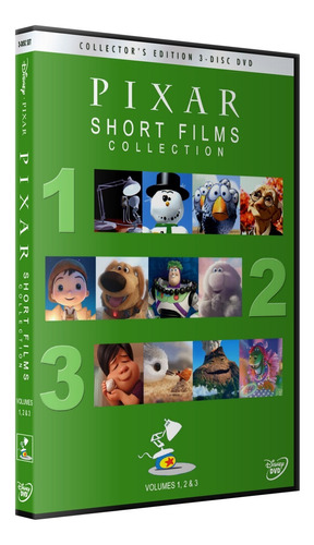 Pixar Short Films - Coleccion - 3 Dvds