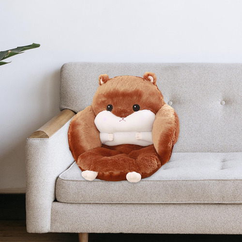 Cojín Para Asiento De Hámster, Almohada Marrón Oscuro