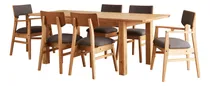 Comprar Mesa Extensible + 4 Sillas Kioto + 2 Sillones Kioto Genoud