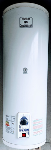 Termotanque Orion De Cobre 85 L  Impecable!!! En Garantía!!