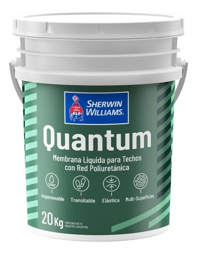 Pintura Quantum Membrana Liquida Para Techos 20l Blanco