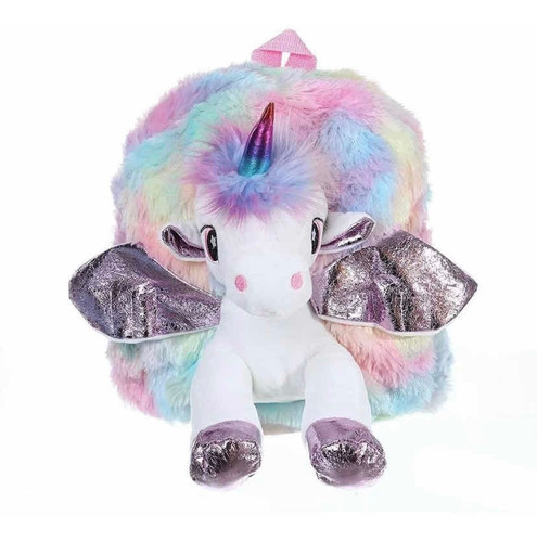 Set Mochila Estuche Y Cuadreno De Unicornio Para Niñas