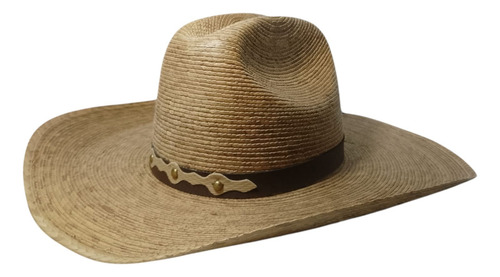 Sombrero De Palma Con Resorte Para Adulto Café Único Palma