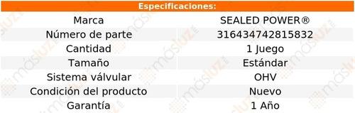 Kit Bujes Árbol Levas Std Charger L6 3.7l 76 Sealed Power