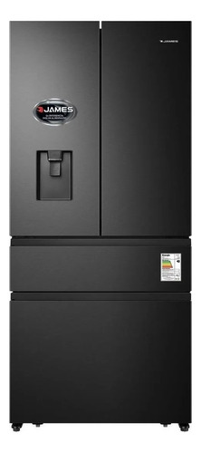 Refrigerador -heladera James Inverter French Door 421l Rj455 Color Negro