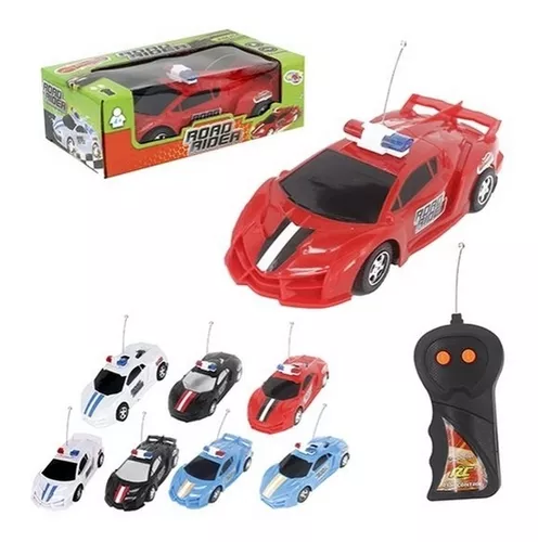 Brinquedo Infantil Carrinho De Policia Controle Remoto Luz