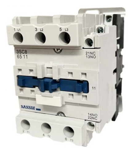 Contactor Trifásico 65a Ac3 1na + 1nc Bobina 220v Ac