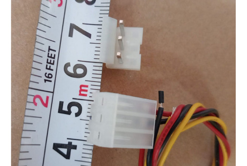 10 Cables Arnes Conector Hembra/macho 3 Pines Awg 26