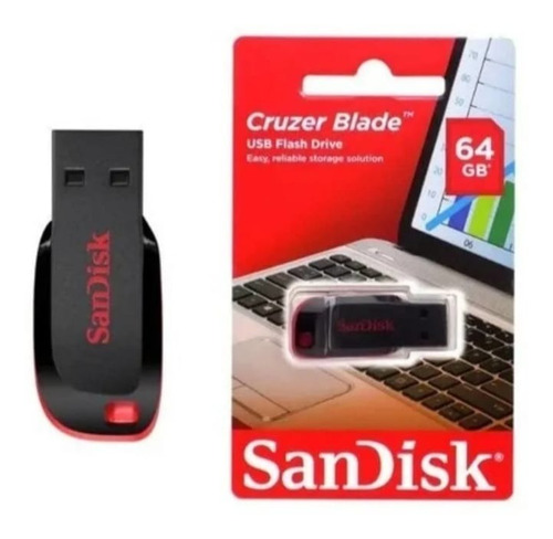 Usb Flash Drive Z50 2.0 /64gb Cruzer Blade 2,0 .delivery
