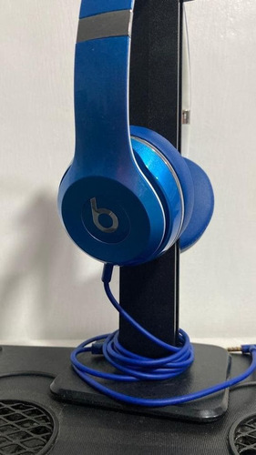 Audifono Beats Solo 2 Blue Cyan/white Dr. Dre Con Cable