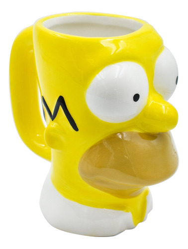 Taza Café Disney Homero Simpson Cerámica 3d 369ml Original