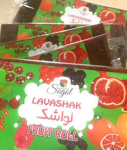 Lavashak Snack Roll, Bocadillo De Frutas, 5 Unidades. ,