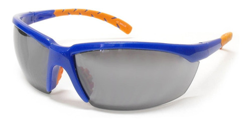 Lentes Deportivos Wallis Armazón Azul/naranja Micas Humo Color de la varilla Azul Color del armazón Azul