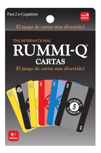 Rummi-q Cartas Juego De Mesa Original Entrega Inmediata